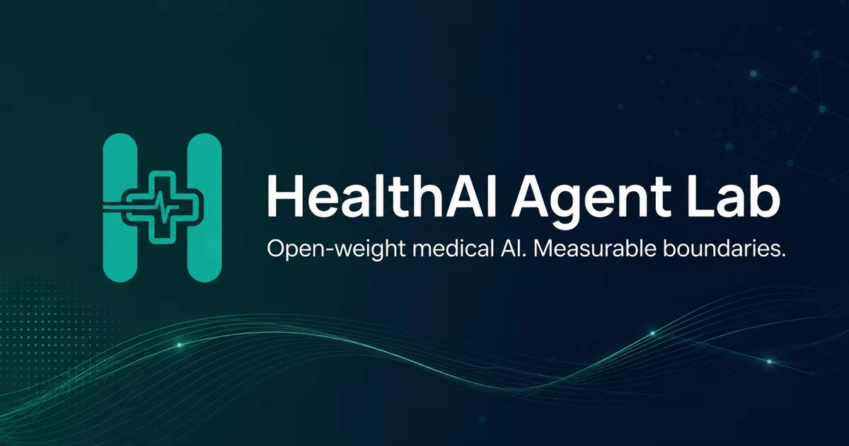 HealthAI Agent Lab product interface